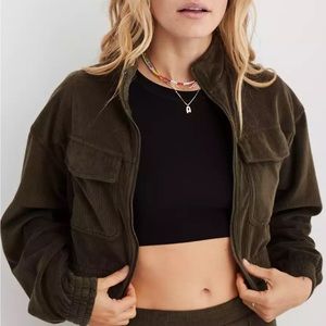 Aerie Groove-On Velour Full Zip Sweatshirt